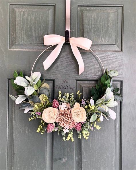 cheap door wreaths